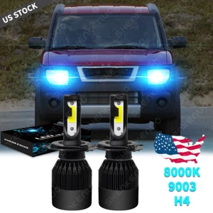 For HONDA Element 2003-2007 - 2x LED Headlight H4 9003 High/Low Beam Light 8000K - Picture 1 of 12