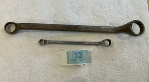 2 VINTAGE GARRINGTON KESTREL RING SPANNER WRENCH TOOL 3/8 7/16 31/32 25/32 A/F - Picture 1 of 16