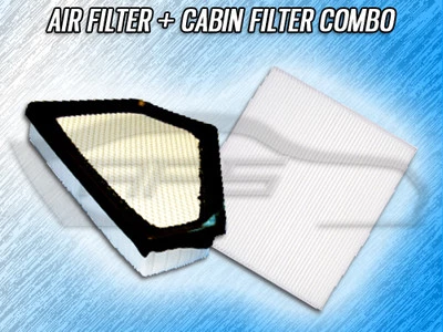 AIR FILTER CABIN FILTER COMBO FOR 2011 2012 2013 CADILLAC CTS 3.0L 3.6L 6.2L - Image 1 of 2