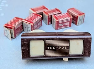 Visionneuse vintage TRU-VUE 6 rouleaux NYC désert peint Hollywood LA profondeur photo Fairyland - Photo 1/11