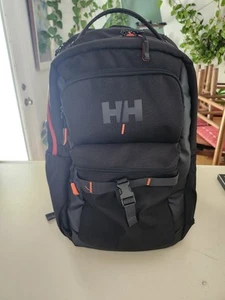 NWOT Helly Hansen Workwear Day Backpack Black w Red First Aid Pocket Comp Pocket - Picture 1 of 12