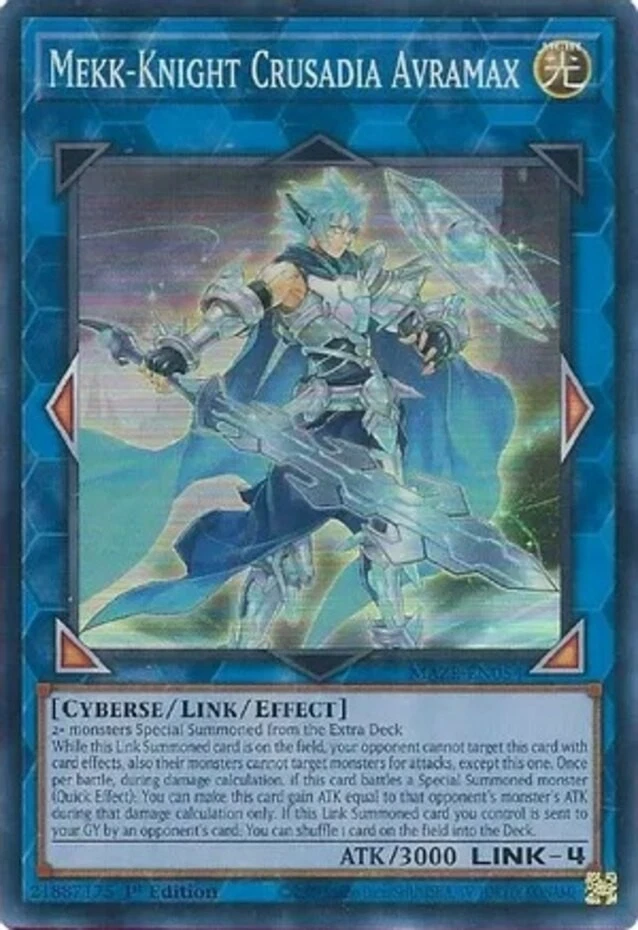 Mekk-Knight Crusadia Avramax - MAZE-EN054 - Super Rare - 1st Edition Near Mint Y - Image 1 of 1