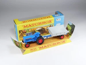 MATCHBOX - KING SIZE - K-11 - Fordson Tractor and Farm Trailer - En boite - Picture 1 of 11