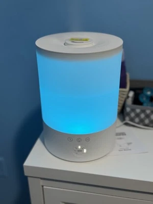 Humidifiers for Bedroom Large room, Top fill 2.5L Ultrasonic cool mist Humidifie - Image 1 of 4