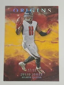 2019 Panini Origins Julio Jones Falcons #8 GOLD Parallel SSP 07/10 - Picture 1 of 2