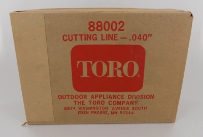NUEVO ESTUCHE VINTAGE de 10 Toro 88002 .040" Línea de Corte - ¡50'! ¡ENVÍO GRATUITO! Foto 1 de 3