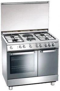 Cucina Tecnogas D923XS 4 Fuochi gas + 2 Piastre elettriche con Forno elettrico - Foto 1 di 1