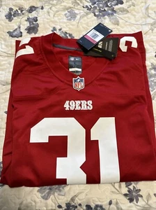 Neu mit Etikett Nike San Francisco 49ers Raheem Mostert Trikot Herren Größe Large rot - Bild 1 von 3
