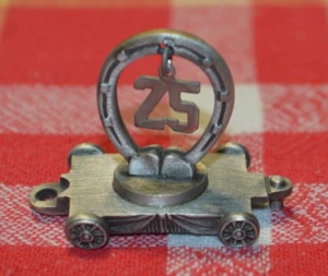 FORT PEWTER - LASTING EXPRESSIONS PEWTER TRAIN CAR 25TH ANNIVERSARY (8-8) - Picture 1 of 3