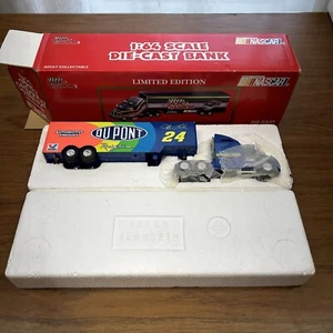 1993 Racing Champions 1:64 NASCAR Team Transporter Jeff Gordon Dupont 24 BANK - Picture 1 of 8