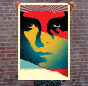 OBEY GIANT ""A CRACKED ICON"" DRUCK SHEPARD FAIREY LE 550 Vorbestellung - Bild 1 von 1