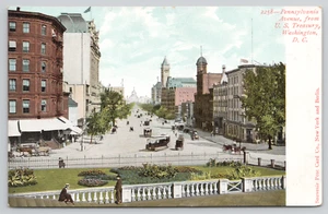 Postkarte Washington DC Pennsylvania Avenue vom US-Finanzministerium Bdg - Bild 1 von 2
