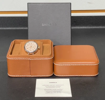 Reloj para mujer Shinola Argonite-775 (Birdy) 34 mm (rosa 7,8 mm banda ancha) Foto 1 de 4