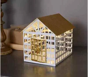 LWYA por Kim Grava Iluminada 14" Iluminada Belle Manor Invernadero Decoración del Hogar - Imagen 1 de 9