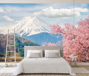 3D Mount Fuji Squid View 291 Wallpaper Mural Wallpaper UK Jenny - Picture 1 of 6