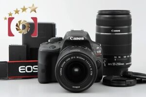 Canon EOS Kiss X7 / Rebel SL1 / 100D 18.0MP DSLR 18-55, 55-250 Lens Kit
