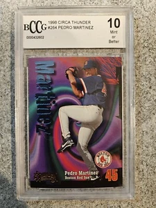 1998 Skybox Circa Thunder Pedro Martinez Rave Parallel /150 #264 Beckett 10 - Picture 1 of 3