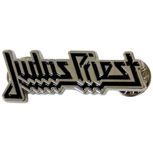 JUDAS PRIEST CLASSIC LOGO HIGH QUALITY METAL BADGE OFFICIALLY LICENSED ITEM - Picture 1 of 6