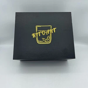 Kitoart Premium holographische Whiskysteine Geschenkset für Herren - Bild 1 von 7
