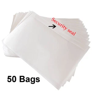 50 Clear Envelope Pouches 6x9 Slip Plastic Self Adhesive Shipping Label Packing - Picture 1 of 5
