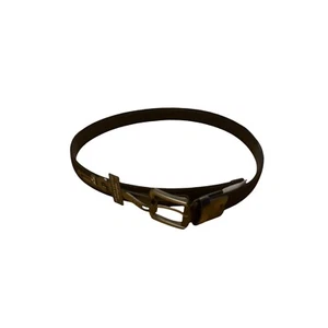Cinturón de tela texturizada negro Bloomingdale's para hombre talla mediana 34-36 imitación cuero nuevo con etiquetas - Imagen 1 de 6