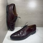 Allen Edmonds Lloyd Herren 12 D Wingtip Oxford Schuhe burgunderfarbenes Leder hergestellt in den USA 0697