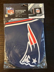 Sale! NFL New England Patriots 2er Set Fahrzeug Spiegelabdeckungen WH - Bild 1 von 3