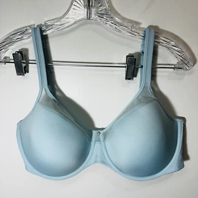 Sujetador Bali 3DD One Suave U Con Aros Azul Claro Convertible Correas Estilo 3439 Foto 1 de 4