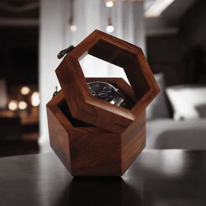 ROSEWOOD WATCHES BOX LALENTINE GIFT BOX FOR MENS AND WOMENS WOOD WATCH BOX - Picture 1 of 6