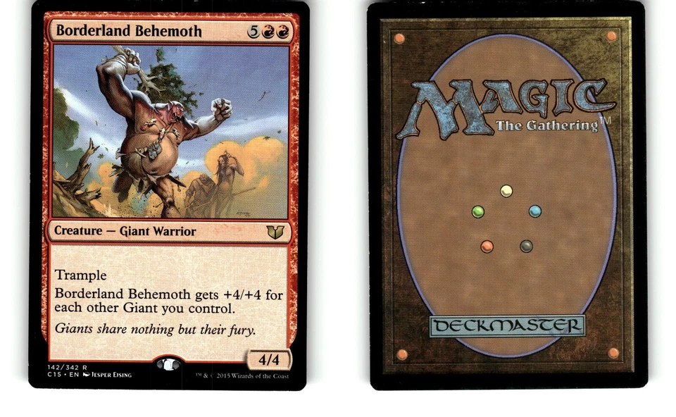 MTG Commander Borderland Behemoth C15 142/342 R NM/MT - Image 1 of 1