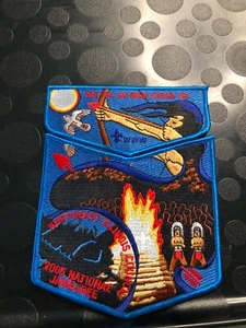 OA MA-KA-JA-WAN LODGE 40 BLUE BORDER TWO PIECE SET - Picture 1 of 1