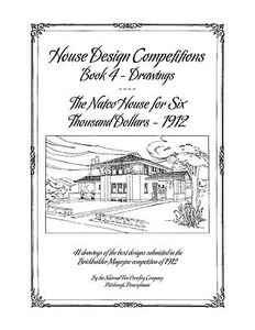 Hausdesignwettbewerbe, Buch 4 Zeichnungen - Das Natco-Haus für $ 6.000 1912 - Bild 1 von 12