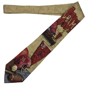Eagles Wings Alabama Football USA Crimson Tide 100% Silk Tie 4 x 58.5 - Picture 1 of 7