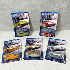 Hot Wheels Fast & Furious Racing Course - Honda, Acura, Datsun, Chevy, Bugatti - Imagen 1 de 7