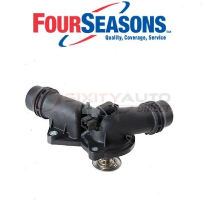 Four Seasons Coolant Thermostat Water Outlet for 2001-2005 BMW 525i - Engine az - Image 1 of 4