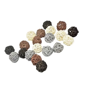 40 Pcs Ball Ornament Bohemian Wall Hanging Decor Vine Pendants - Picture 1 of 12