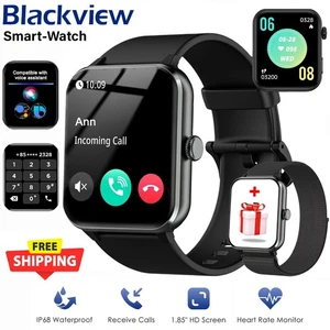 🔥Smart Watch Men Women Fitness Tracker Blood Pressure Heart Rate Sport Watches - Picture 1 of 20