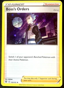 Boss's Orders (Cyrus) Pokemon TCG Sword & Shield: Brilliant Stars 132/172 NM/M - Picture 1 of 2