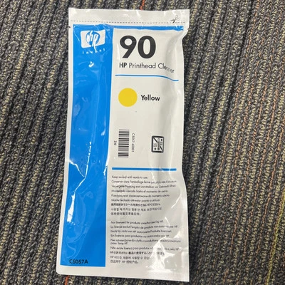 Nuevo cabezal de impresión y limpiador caja sellada genuino OEM HP 90 DesignJet amarillo C5057A Foto 1 de 2