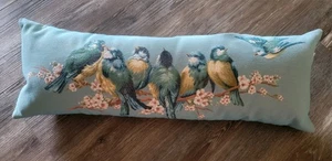 High End Custom Decorative Lumbar Throw Pillow 27"X 9.50" Birds Of A Feather - Picture 1 of 3