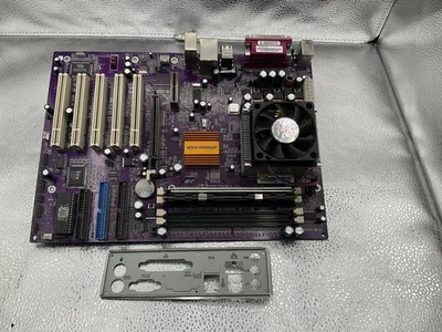 Материнская плата ECS K7S5A Pro V5.0 гнездо A ATX DDR AGP, Athlon 1,15 ГГц, 1 ГБ RAM - Изображение 1 из 4