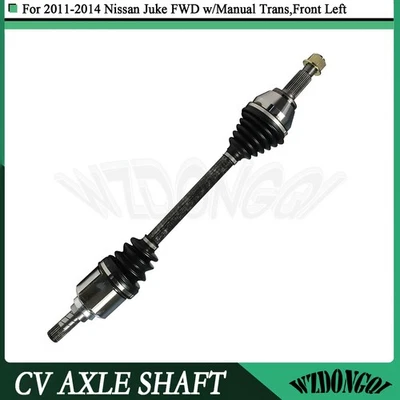 Eje delantero izquierdo LH CV eje articulado para Nissan Juke SL SV transmisión manual tracción delantera 2011-14 Foto 1 de 4