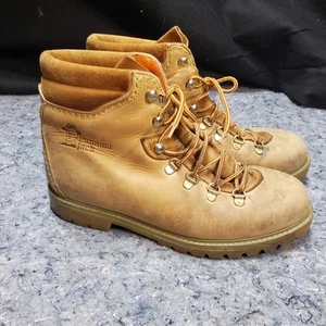Panama Jack Boots Womens Sz 9 Hiking Combat Leather Lace Up Waterproof - Picture 1 of 12