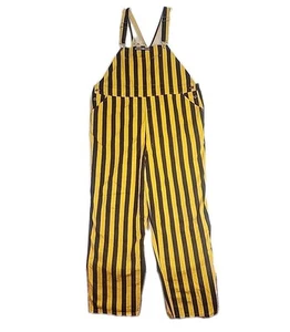 Game Bibs Overalls Black Yellow Steelers Appalachian State Iowa Hawkeyes Men 2XL - Picture 1 of 13