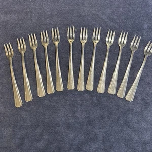 12 Vogue Cocktail Forks  5.5 Inches Long - Picture 1 of 4