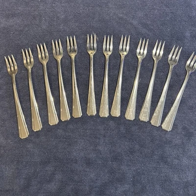 12 Vogue Cocktail Forks  5.5 Inches Long - Image 1 of 4
