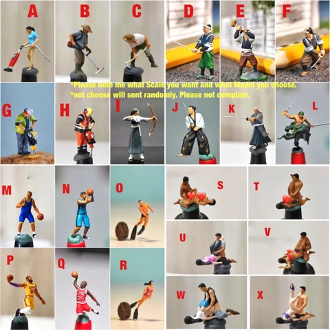 Miniature Figure Love screen. Basketball. Samurai H0 Scale 1/87 or 1/64 diecast Cover