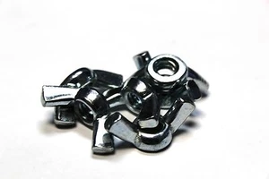 (1000) 1/4"-20 TUERCAS DE ALA - HILO GRUESO - ZINC - Imagen 1 de 2
