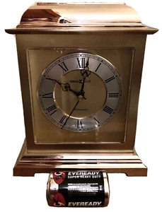 Antique Howard Miller Brass Westminster Chime Mantel Shelf Clock 4RH642 - Picture 1 of 7