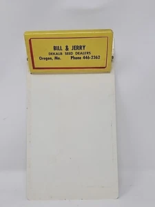 Vintage Bill & Jerry Dekalb Seed Dealers Metal Clip Board Oregon,MO - Picture 1 of 3